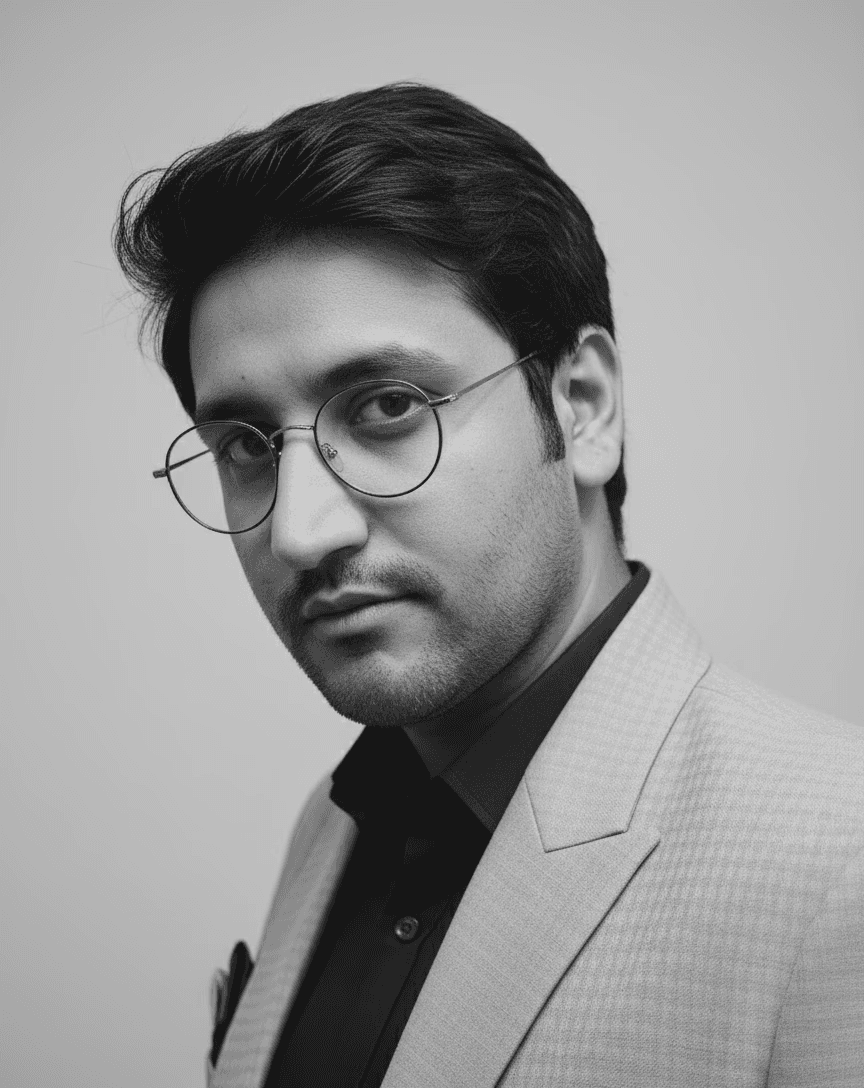 Portrait of portfolio creator