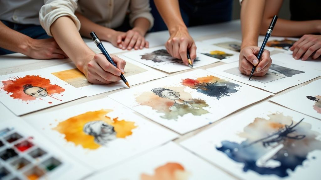 AI personalizing a product demo with a prospect's company logo and data.