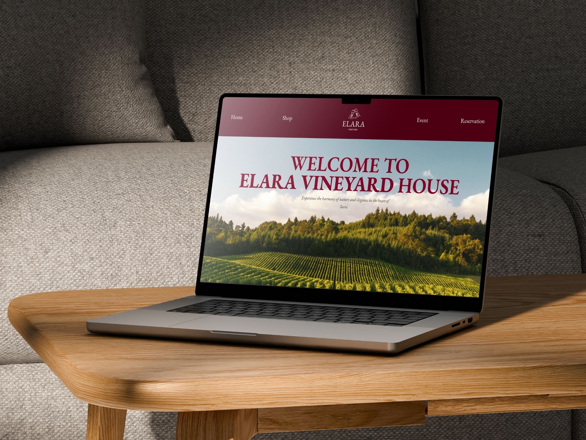 vineyard winery website