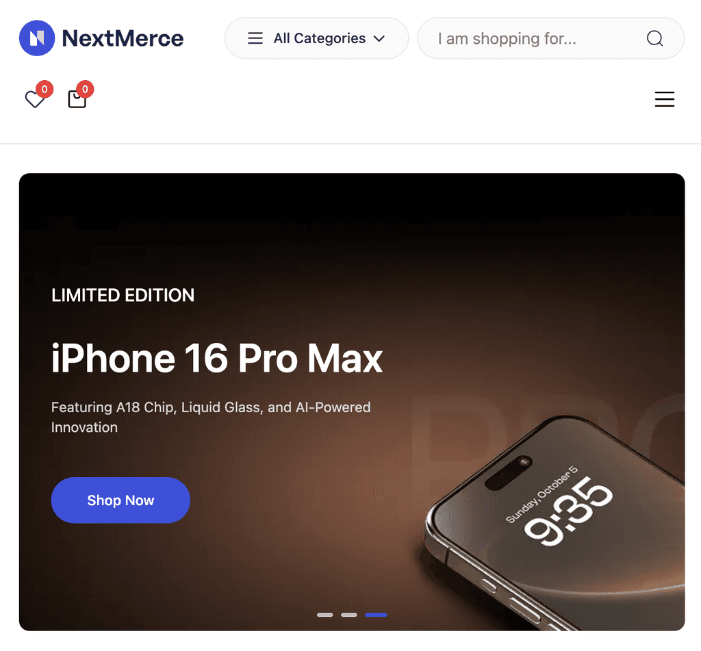 Nextmerce Store