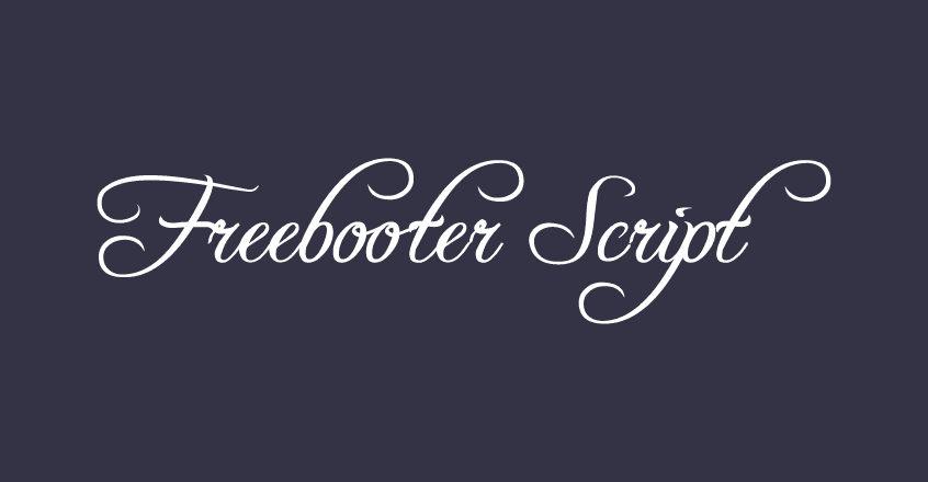 Freebooter Script font