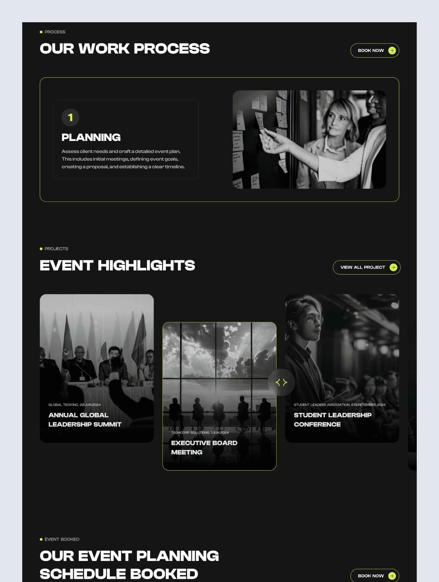 Event Website Template