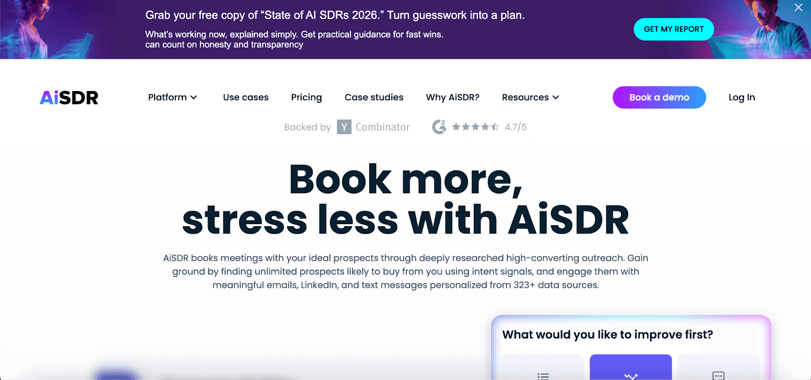 AiSDR Homepage