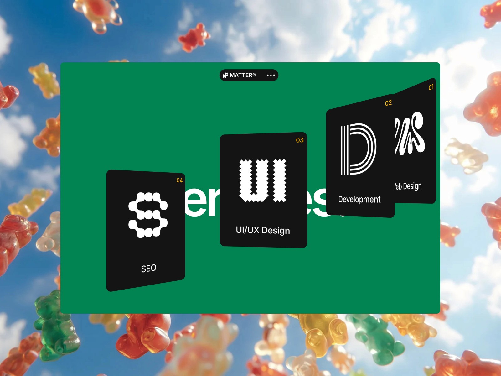 MATTTER® — 高级暗黑极简创意机构官网设计灵感