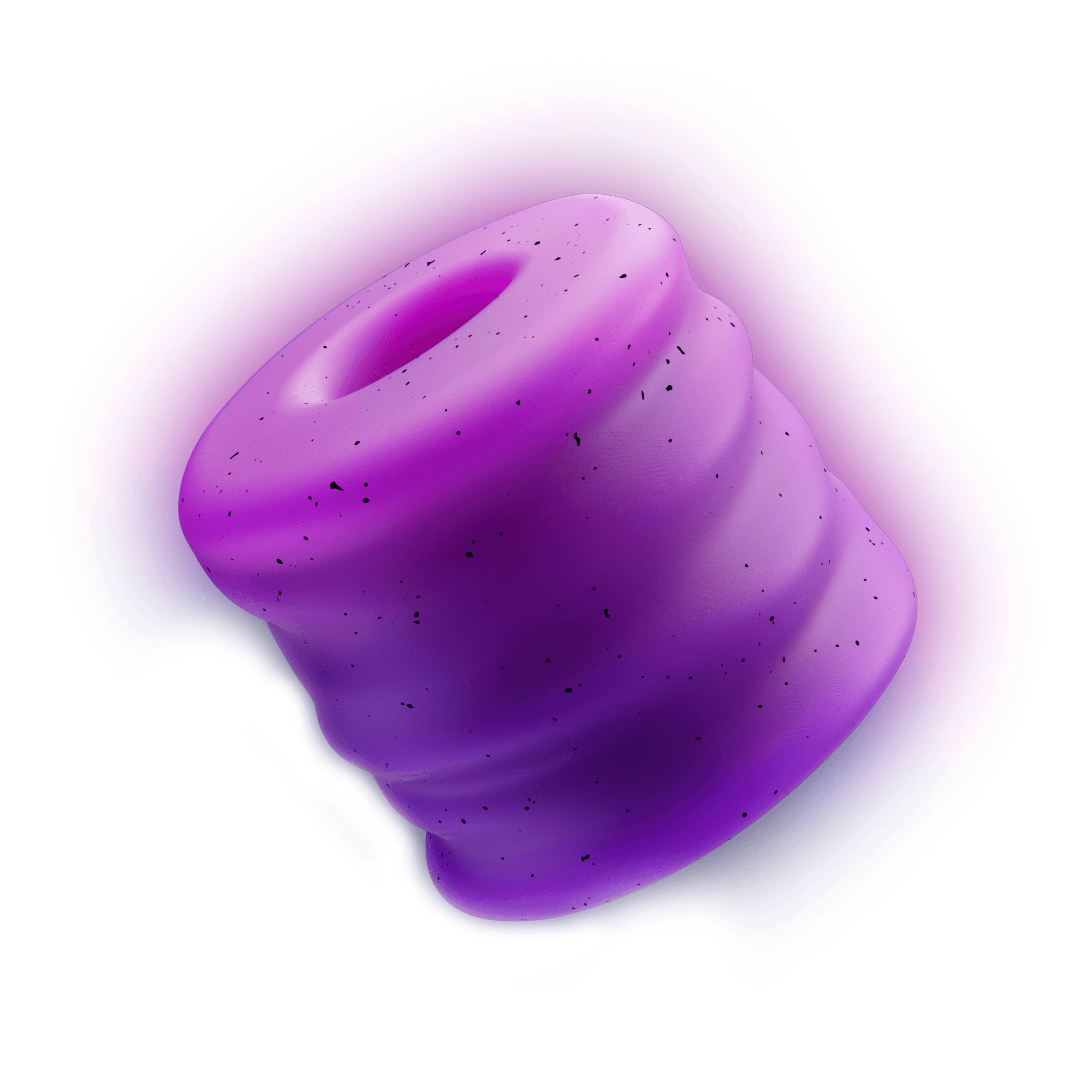 Abstract 3D shape used for decorative purposes