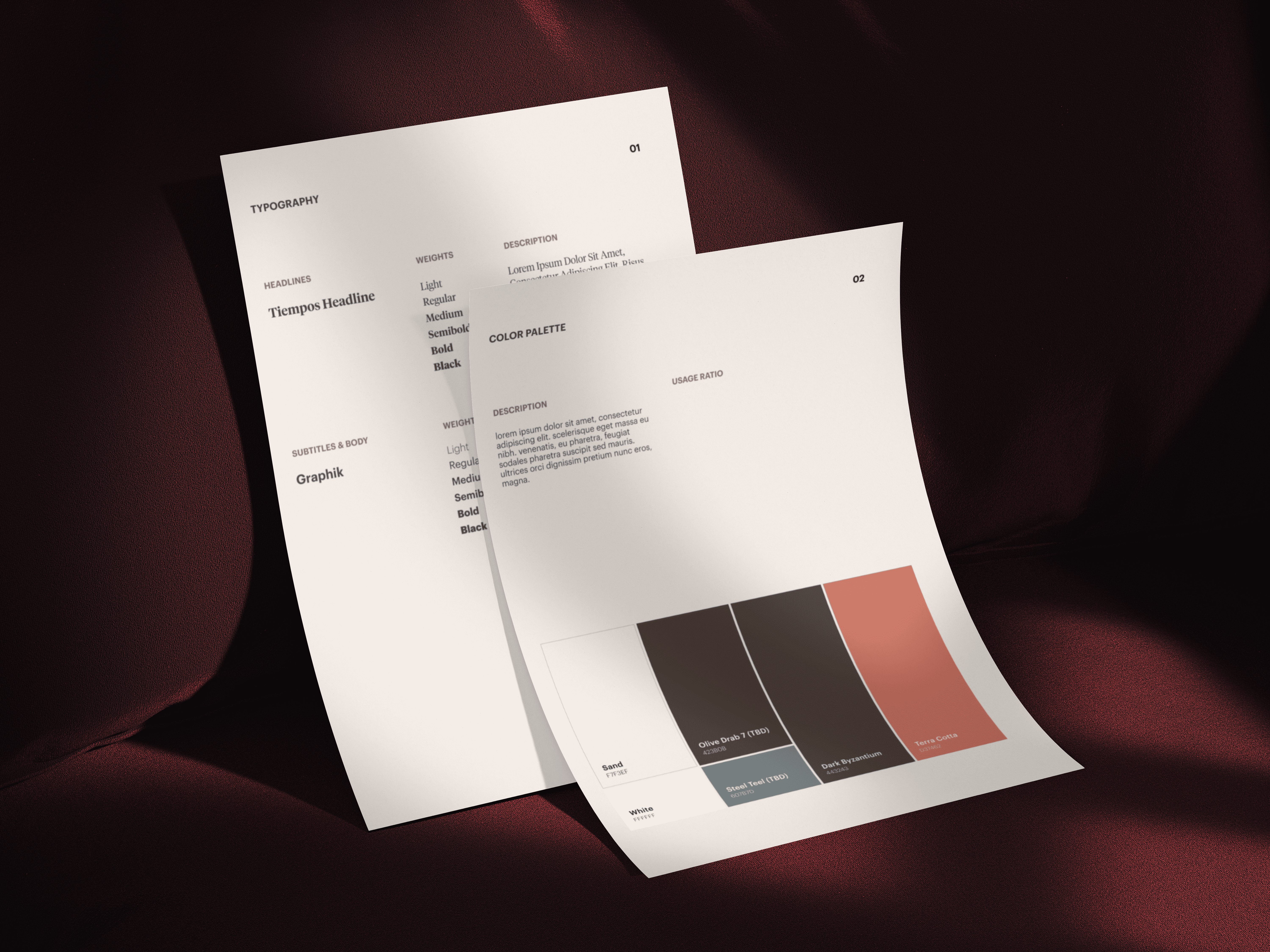 A few pieces of the condensed brand guide that emerged from the brand/vision workshops I held with Peak's two co-founders.