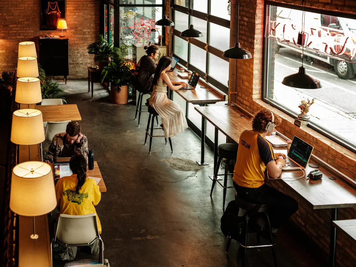 People working at Switchyards Logan Square