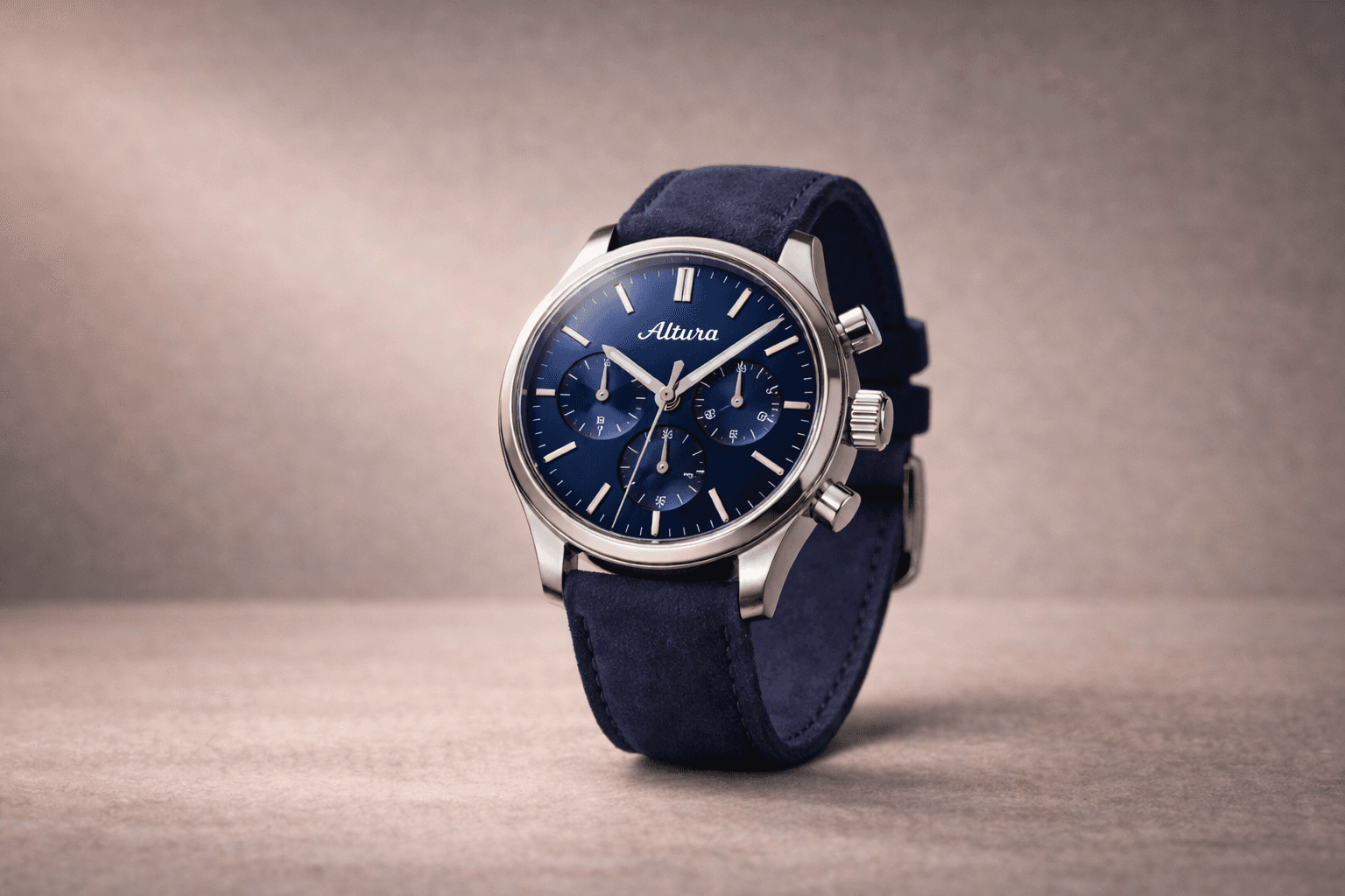 blue ALTURA at an angle with warm background