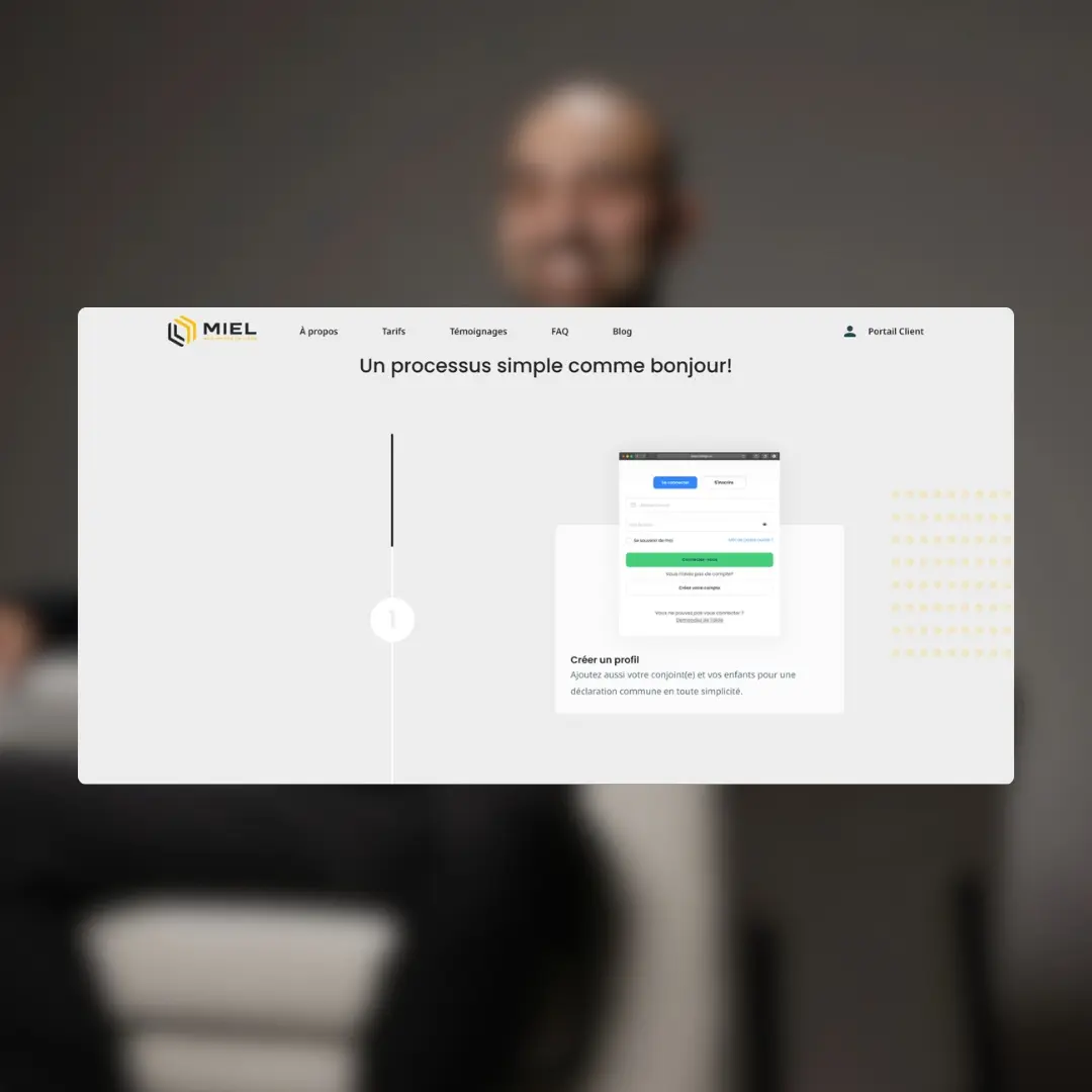 Projet Mes Impôts en Ligne – création d’un site web professionnel et rapide pour services d’impôts au Québec.