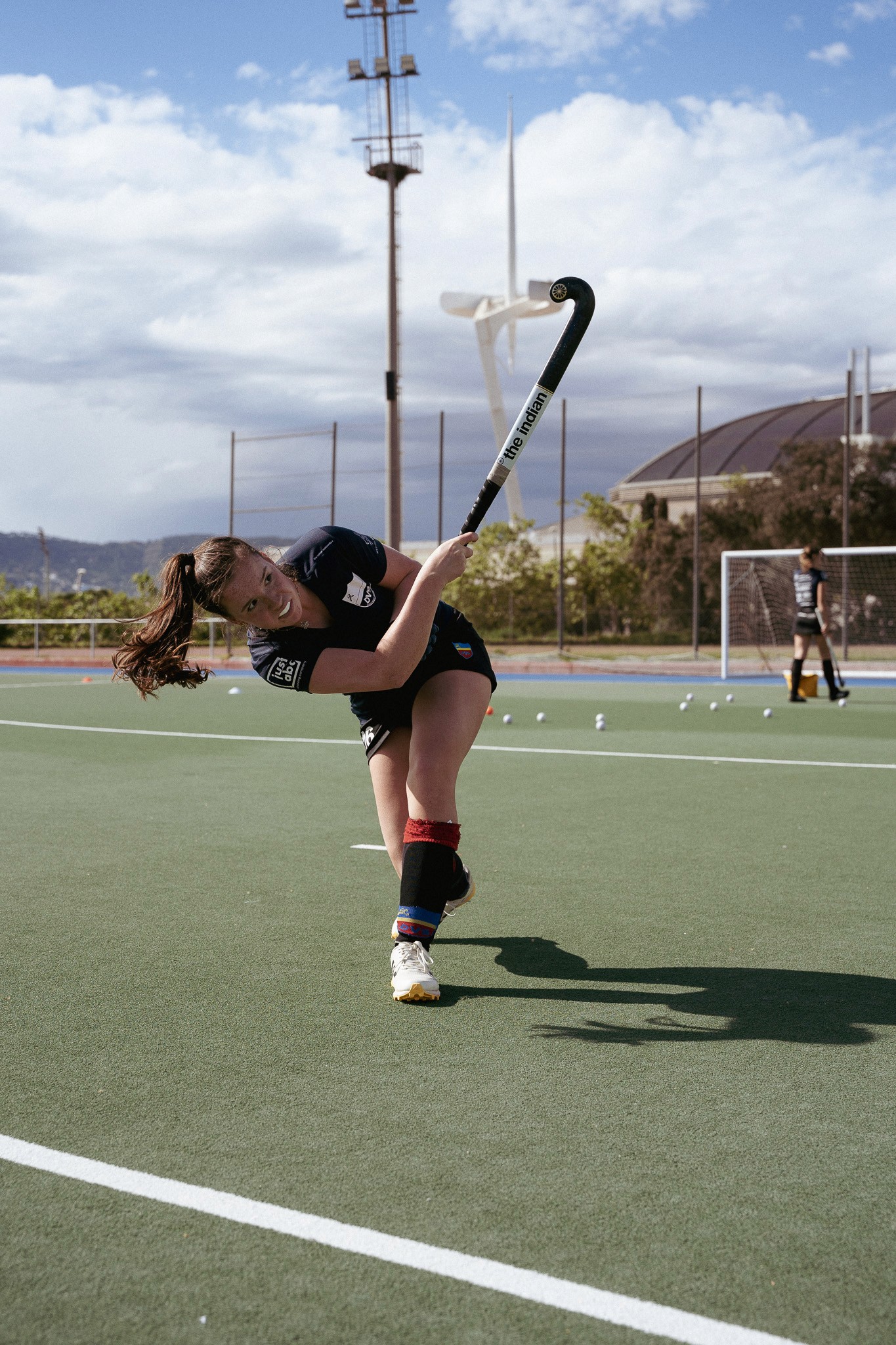 Het veld van de Catalonia Hockey Club in Barcelona, een van de beste hockeyclubs van de regio.