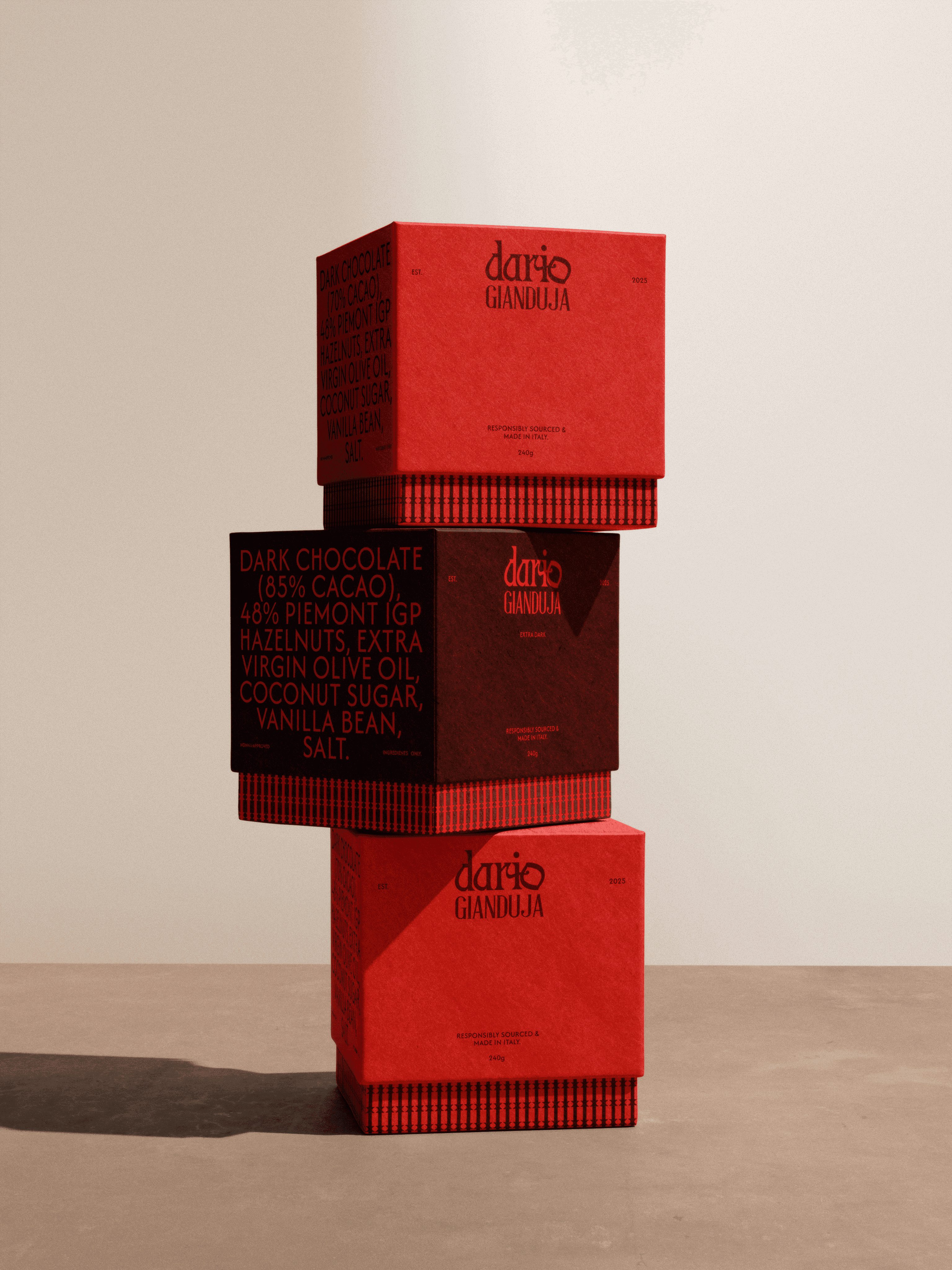 packaging design by selina donohoe for chocolate brand