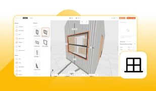 Windows and Skylights in 3D Tiny House Designer software