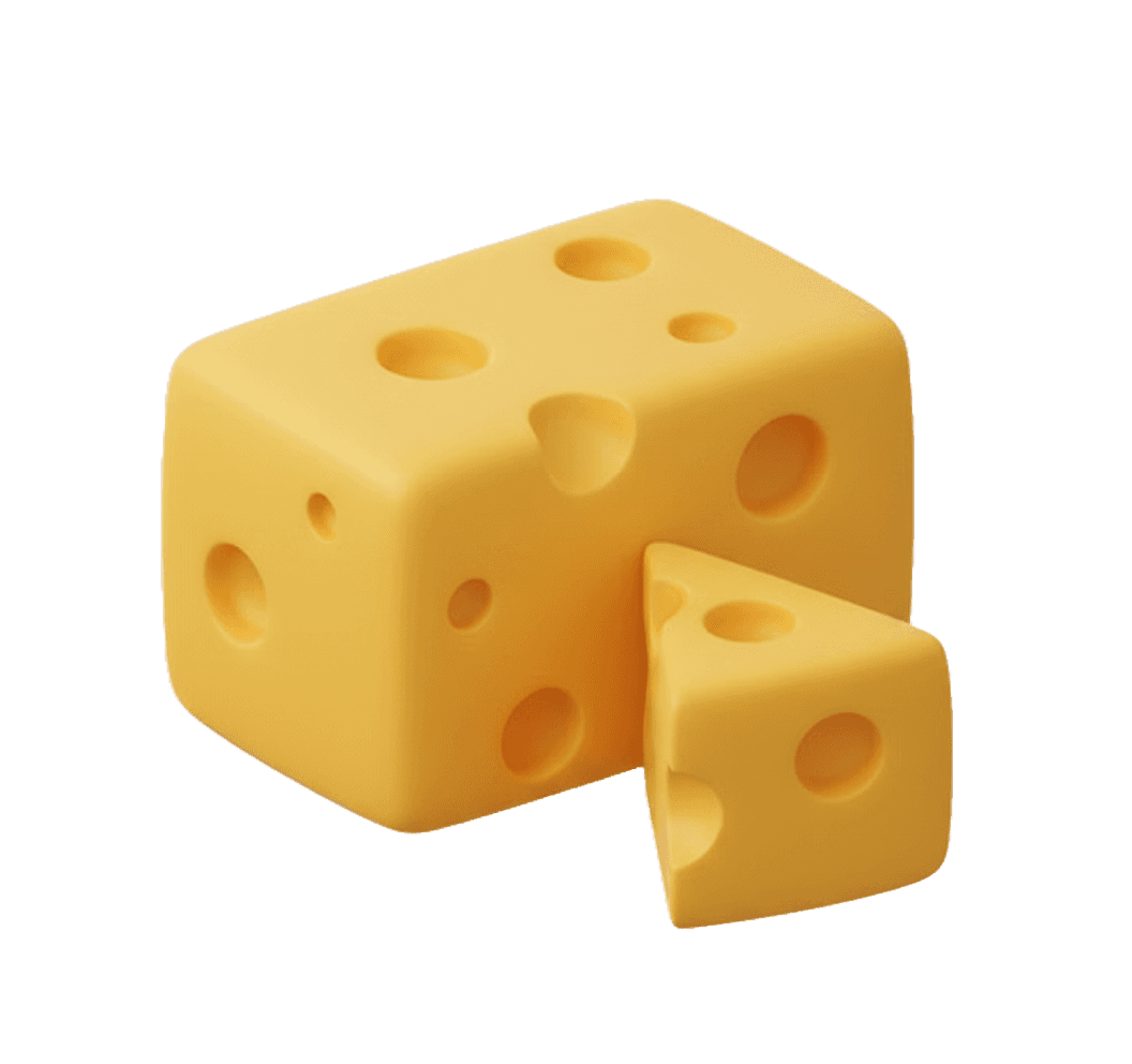 Cheese 3D Icon