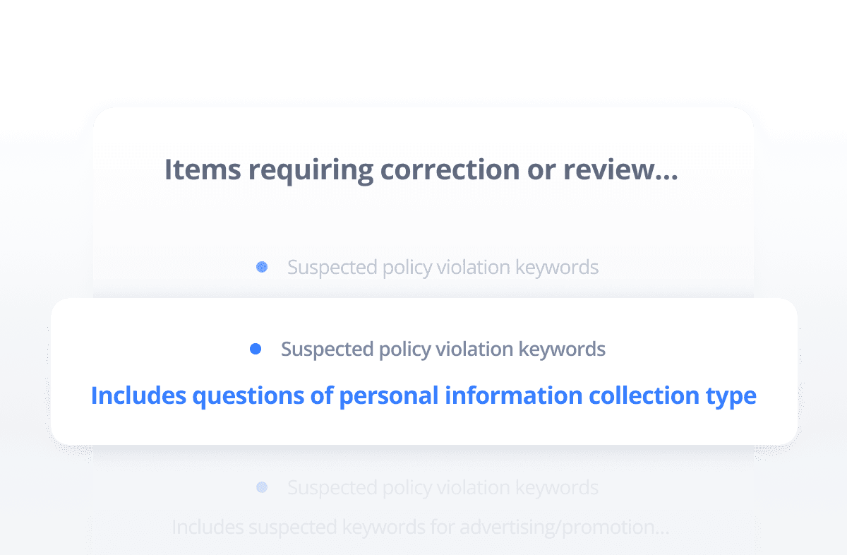 A graphic with text containing headers and bullet points, formatted in a clean, modern design.