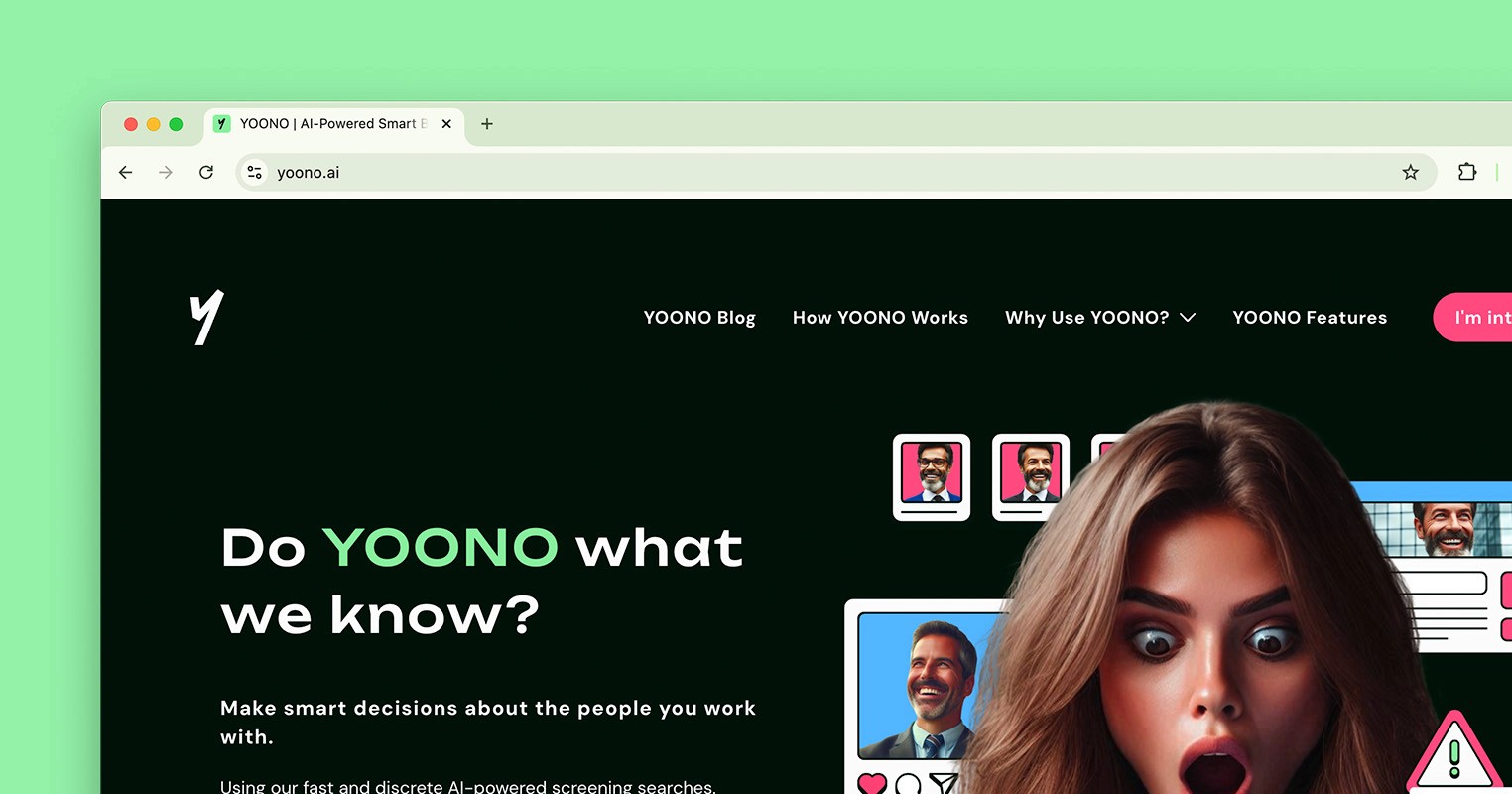 Preview of YOONO website