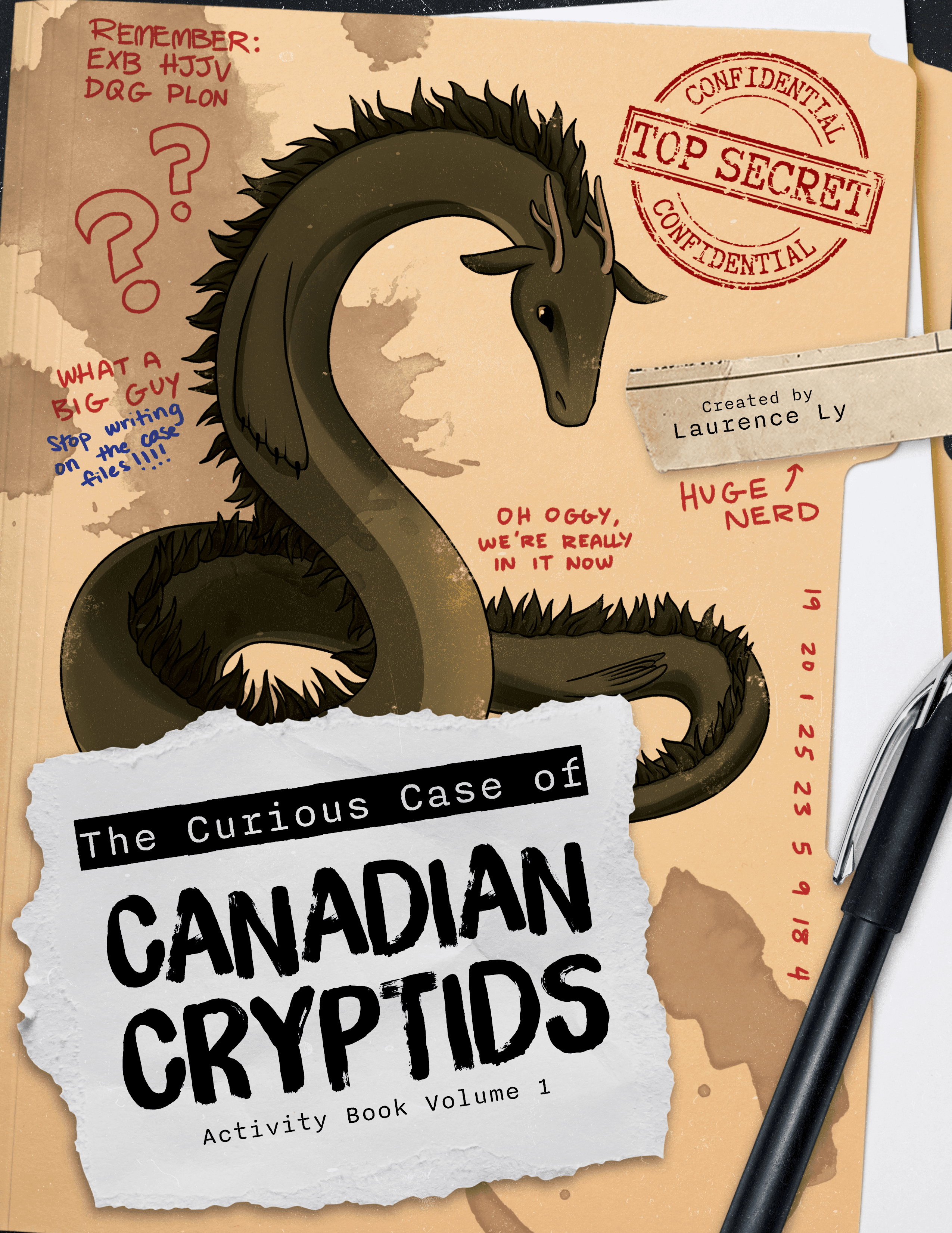 Front and back cover of the activity book