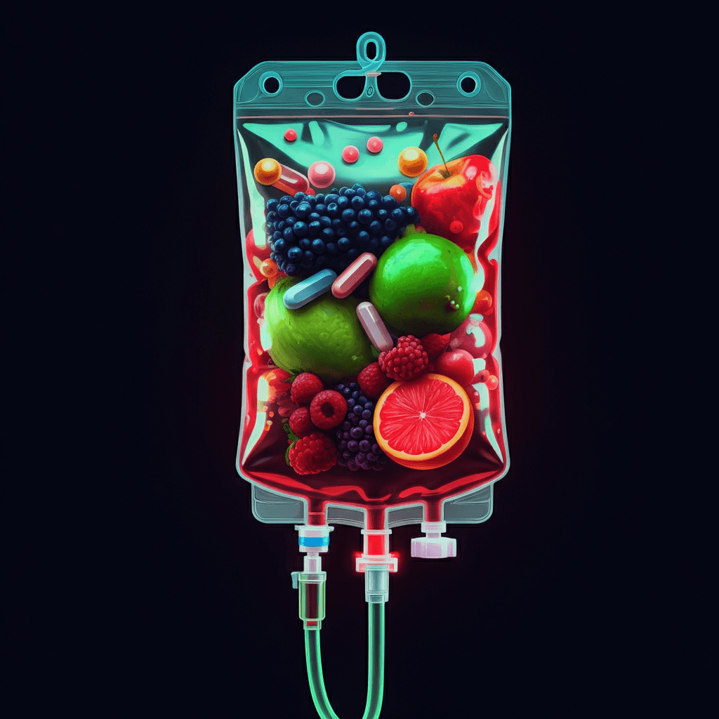 IV bag full of vitamins