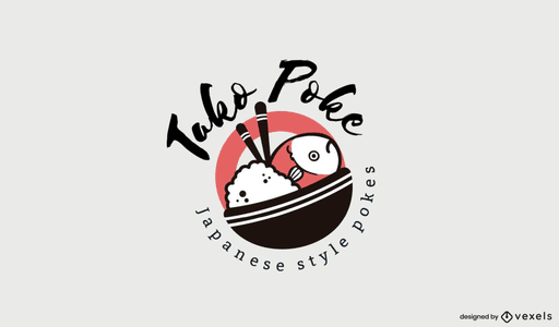 poke logo template