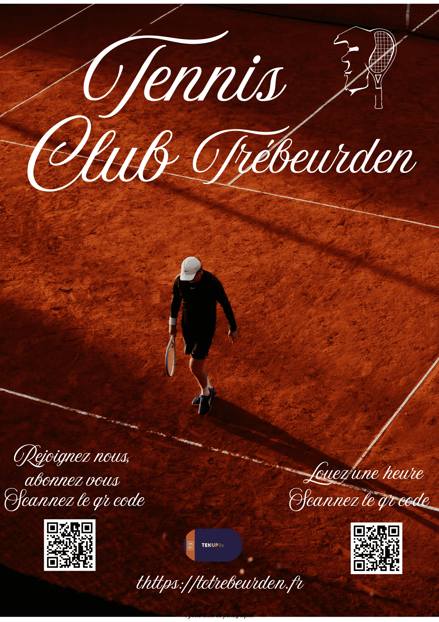 affiche tennis club de Trébeurden