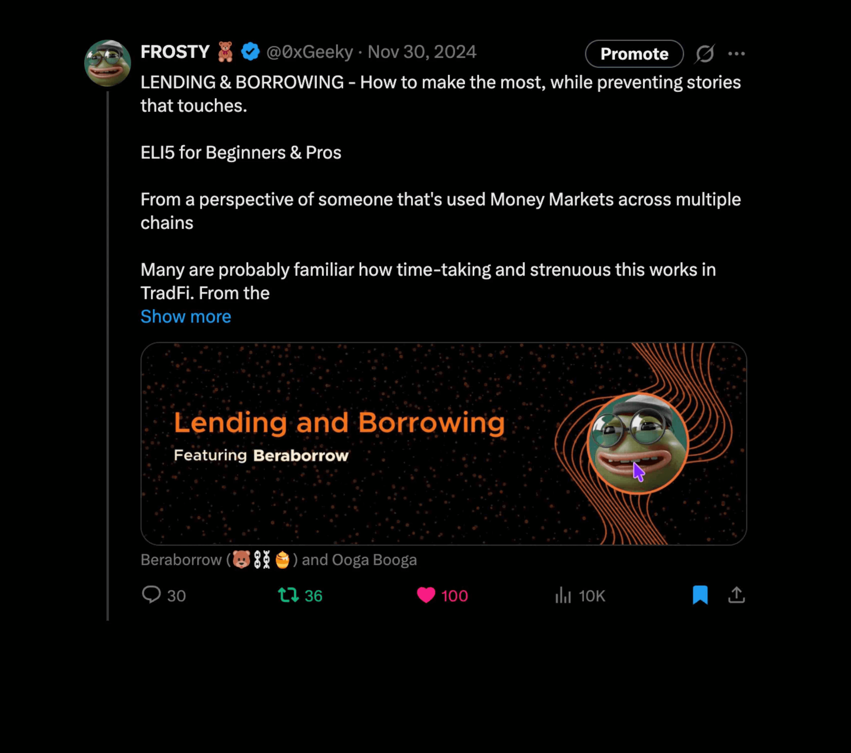 DeFi Lending 101: Deep Dive into Money Market - 0xGeeky