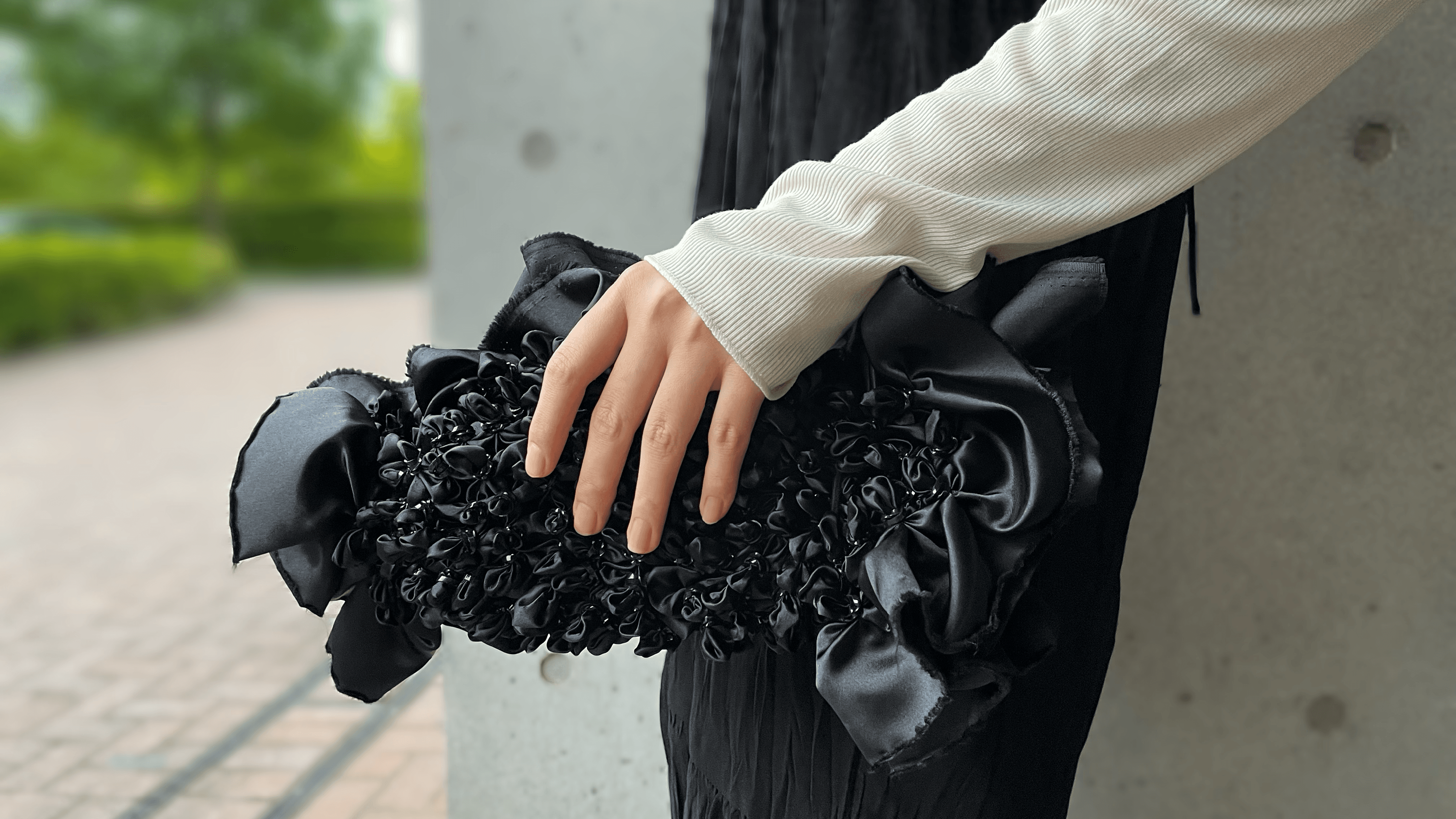 Abstract dark blue and brown waves