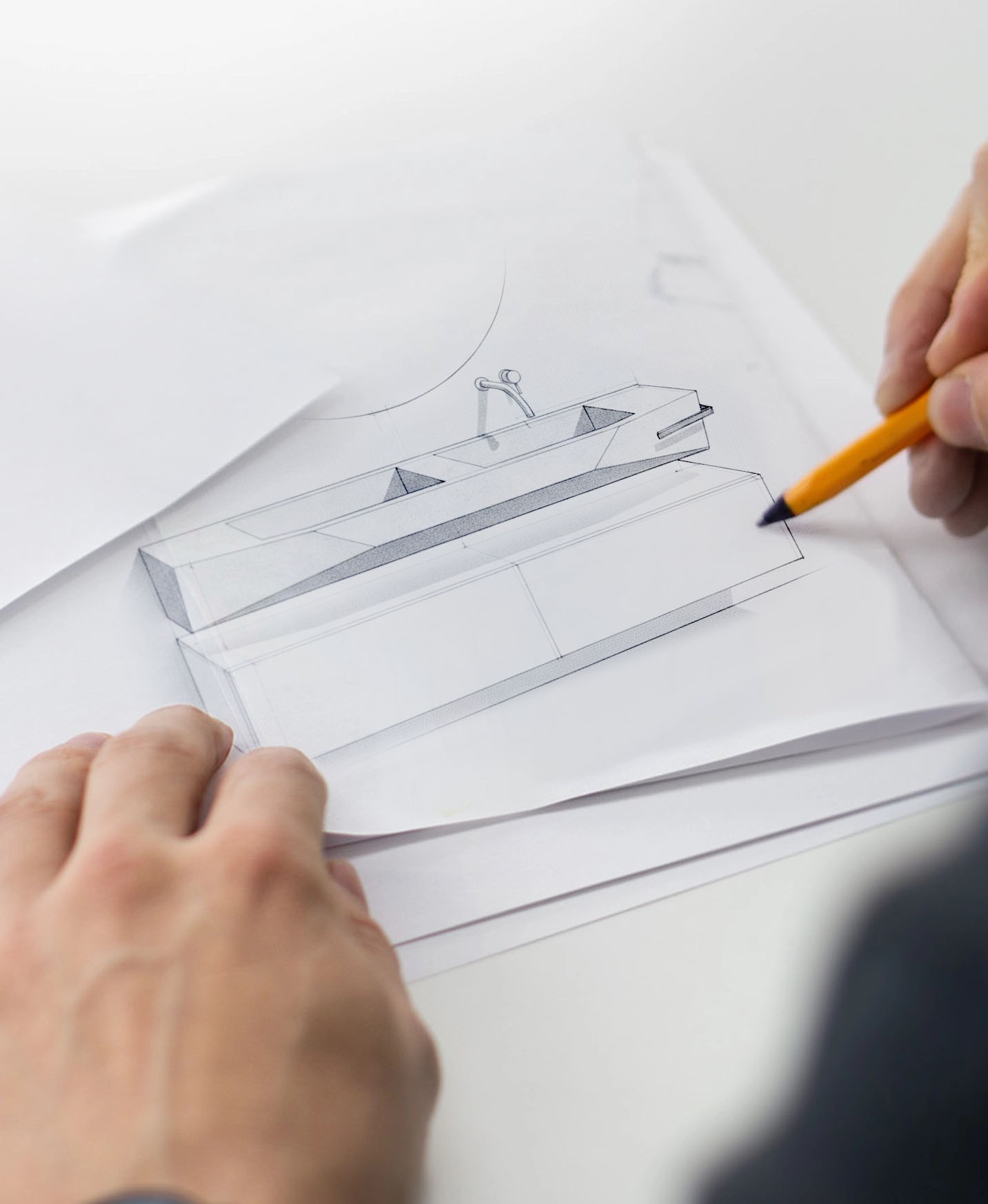 Modern glass and steel building with warm wooden ceilings, surrounded by lush greenery, blending contemporary architecture with nature.