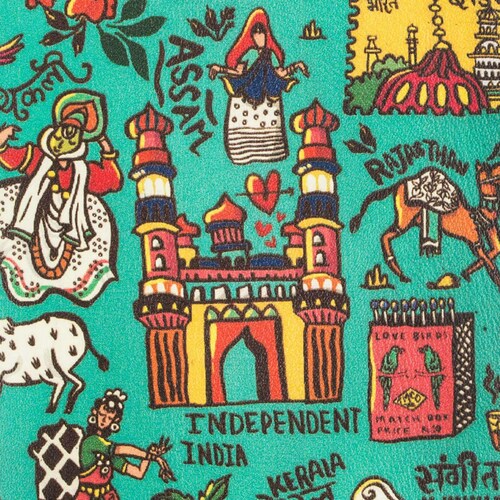 blue and orange smoke