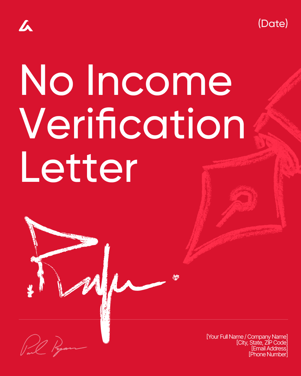 No Income Verification Letter