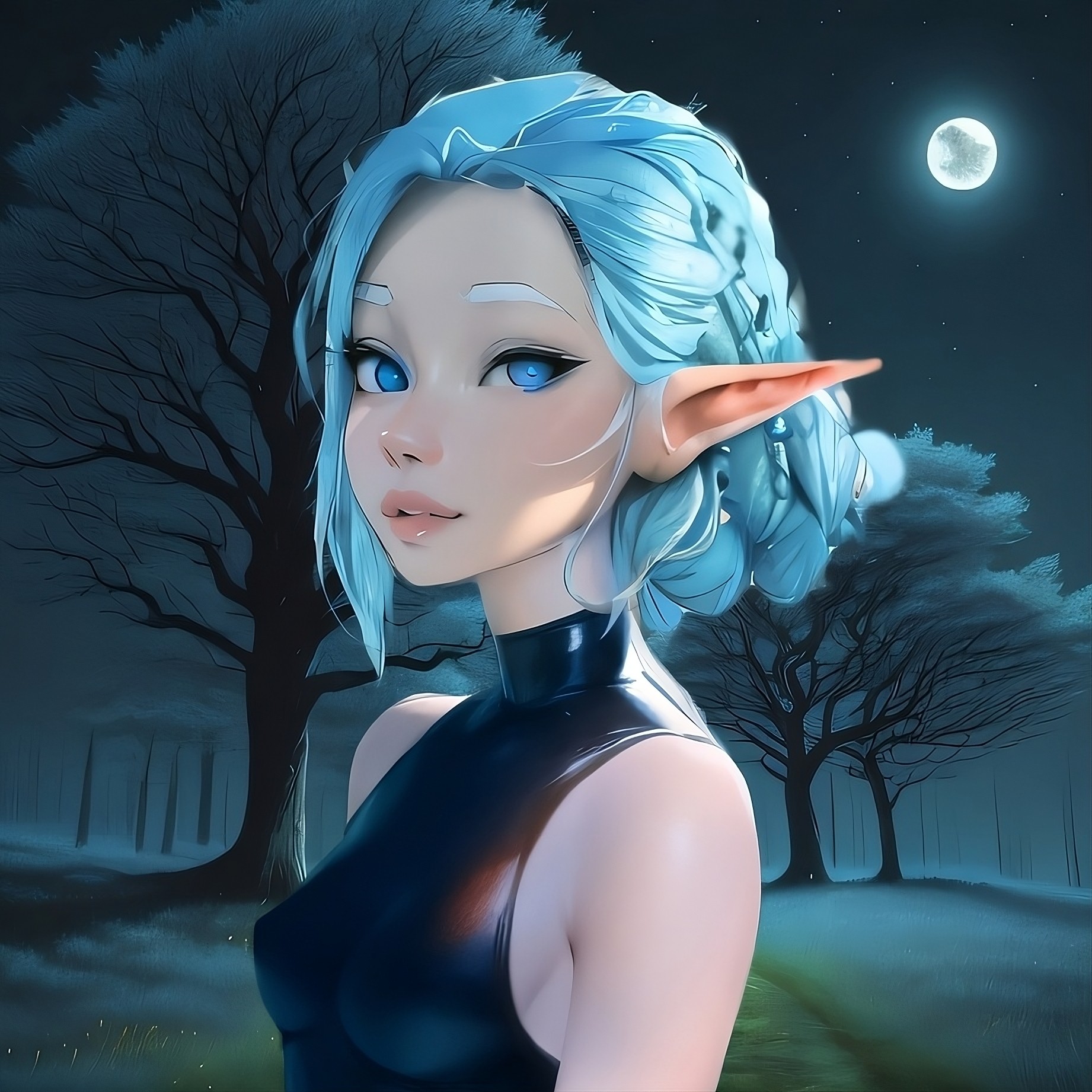 elven girl from nft collection celestials