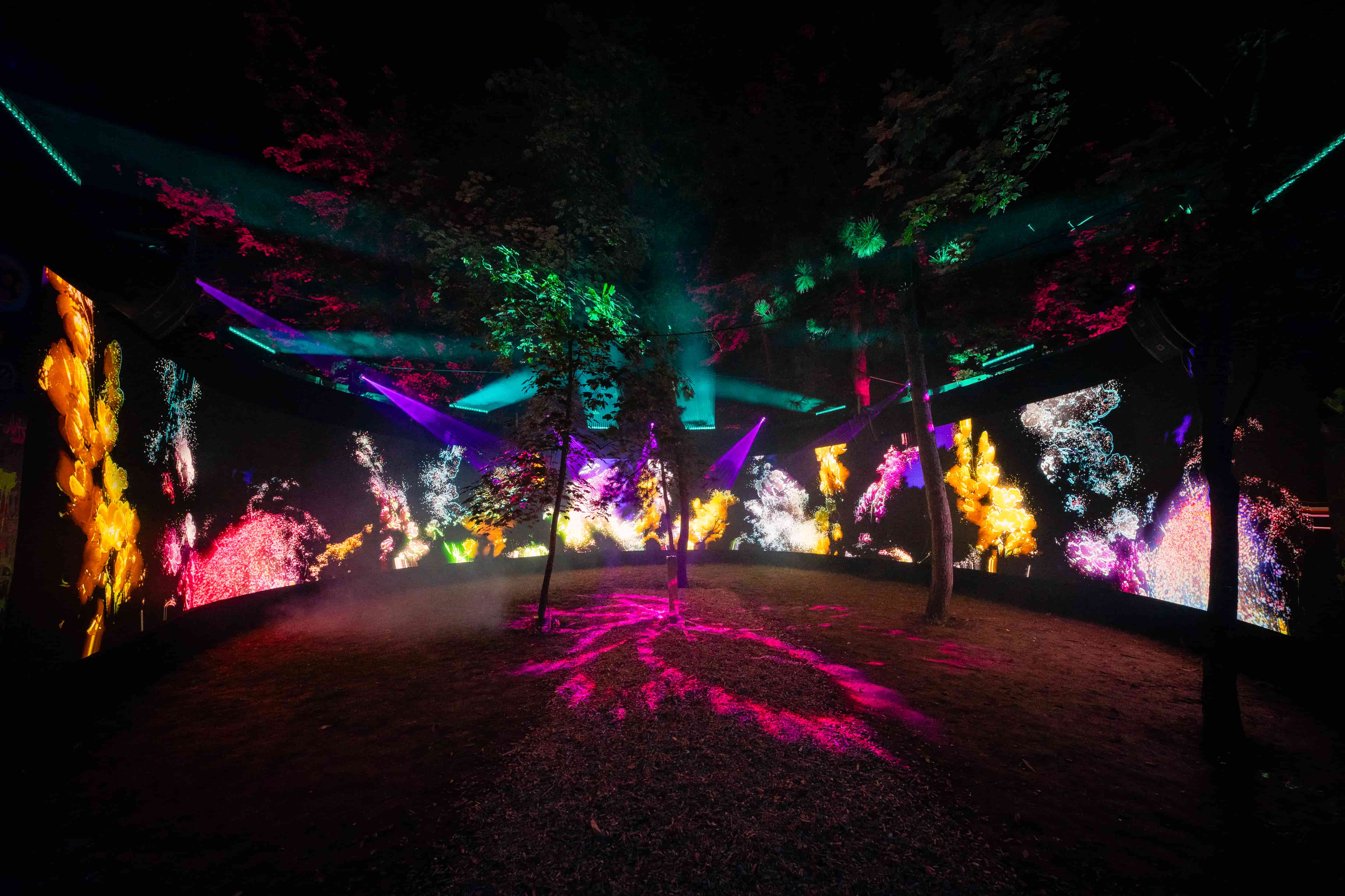 Interactive art installation by RenaiXance at UNTOLD Festival Romania 2025 – Bitopia.