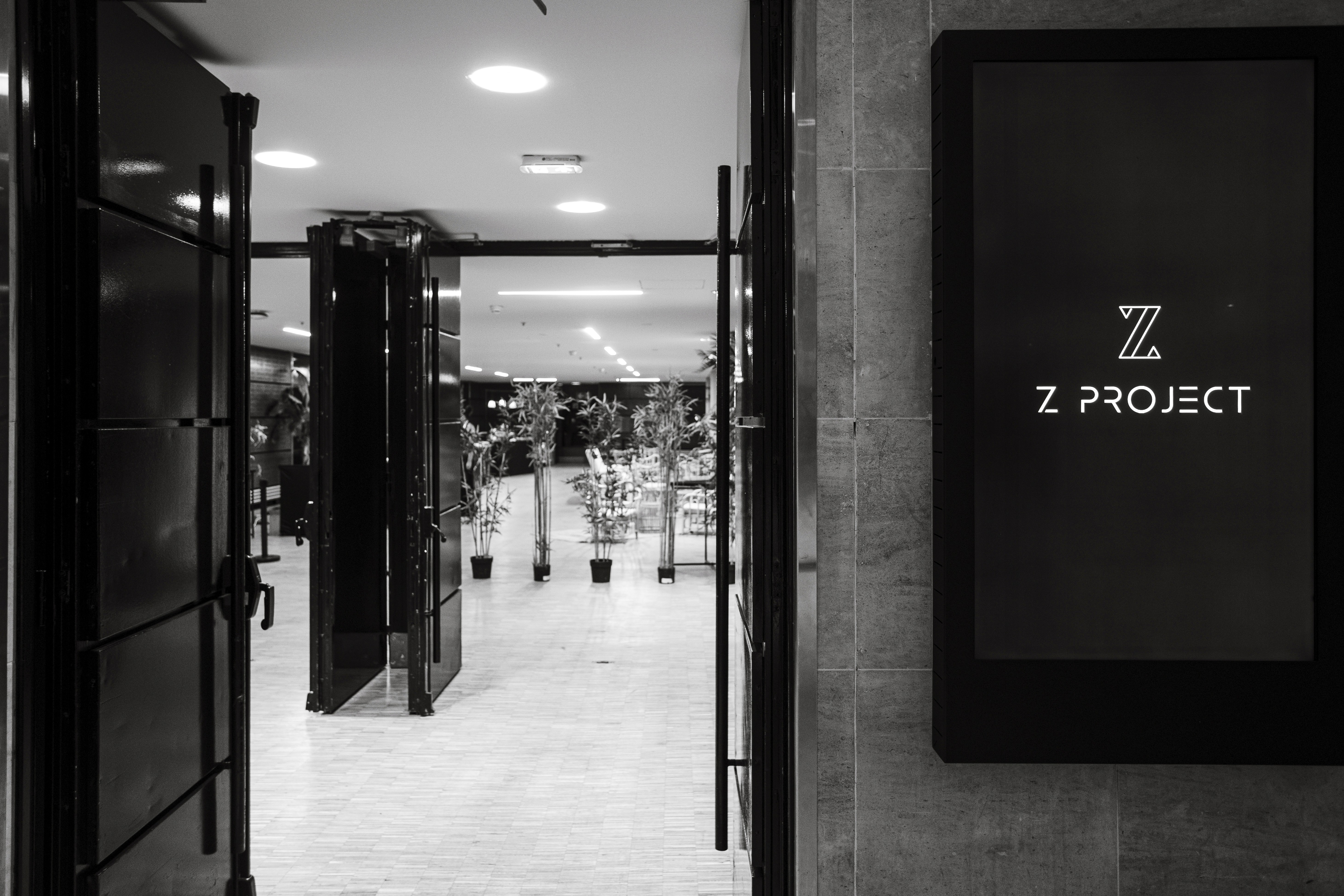 Sunlit modern living room with orange chair, plant.