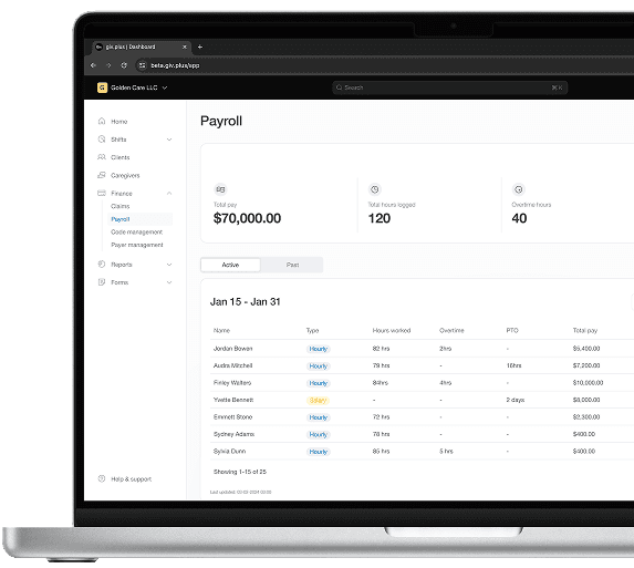 Giv payroll software.