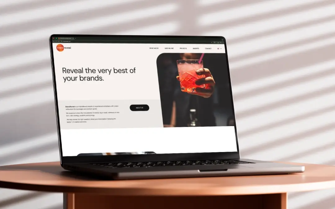 Brand Reveal website after image