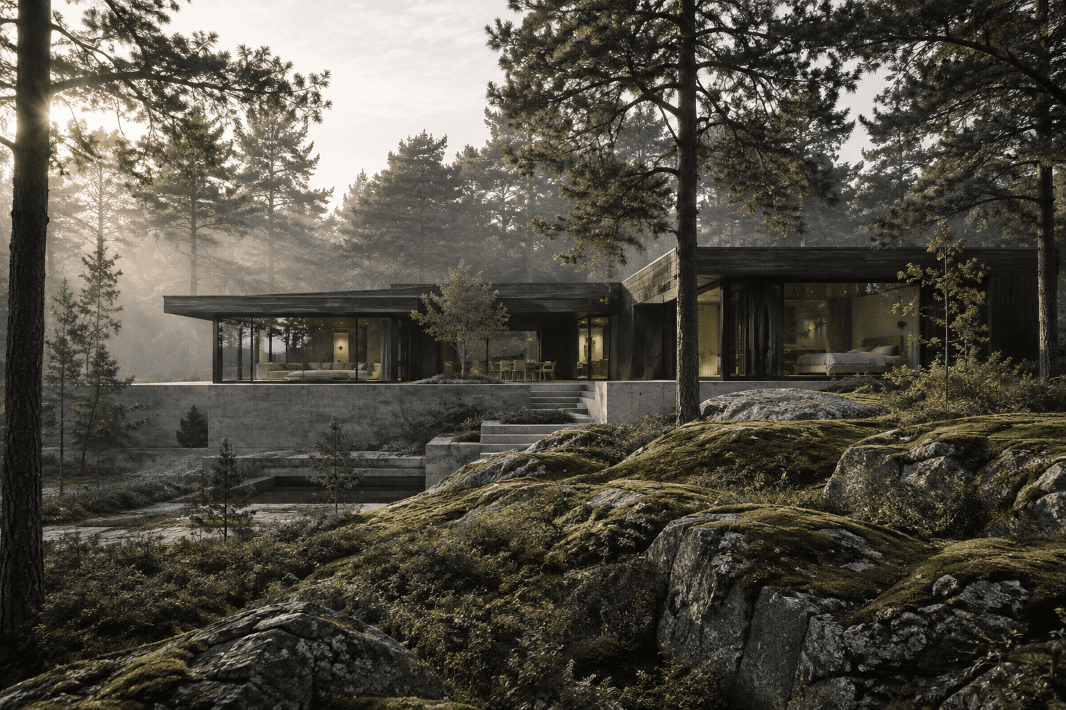 Forest Retreat architecture