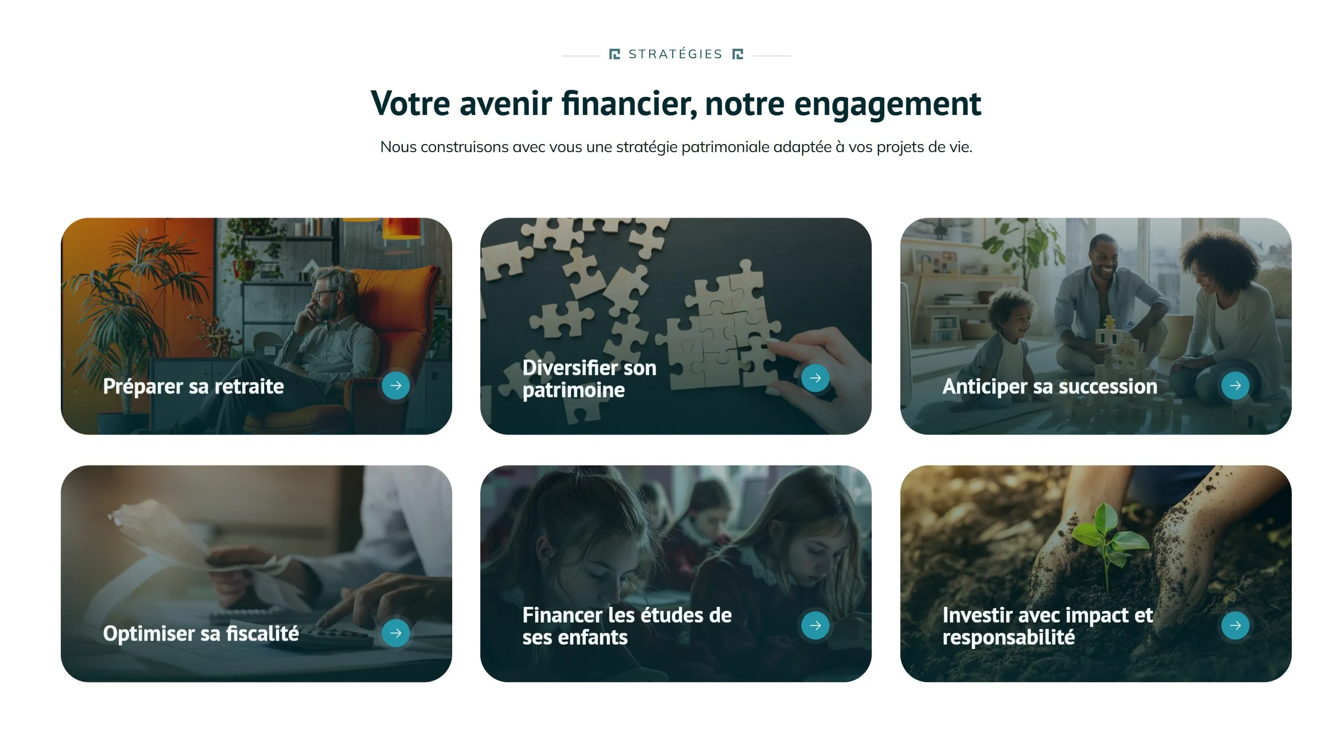 section stratégies site rivaria capital