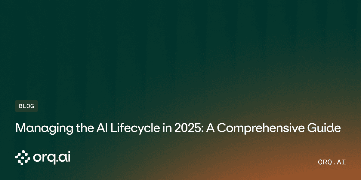 Featured image for article on managing the ai lifecycle