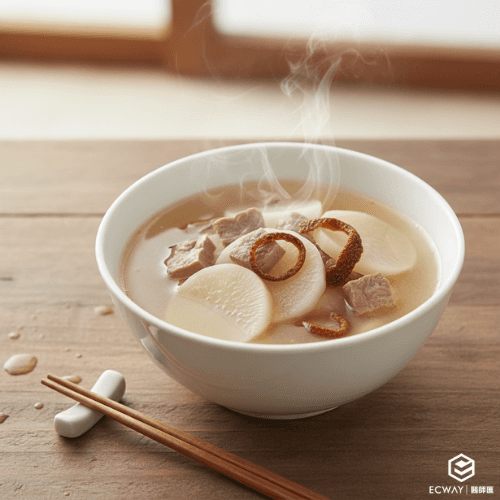 蘿蔔臘鴨肫湯