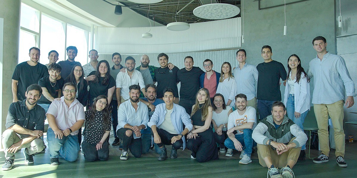 "Solcre engineering team posing together, showcasing their collaborative culture and expertise in delivering high-quality, scalable software solutions."