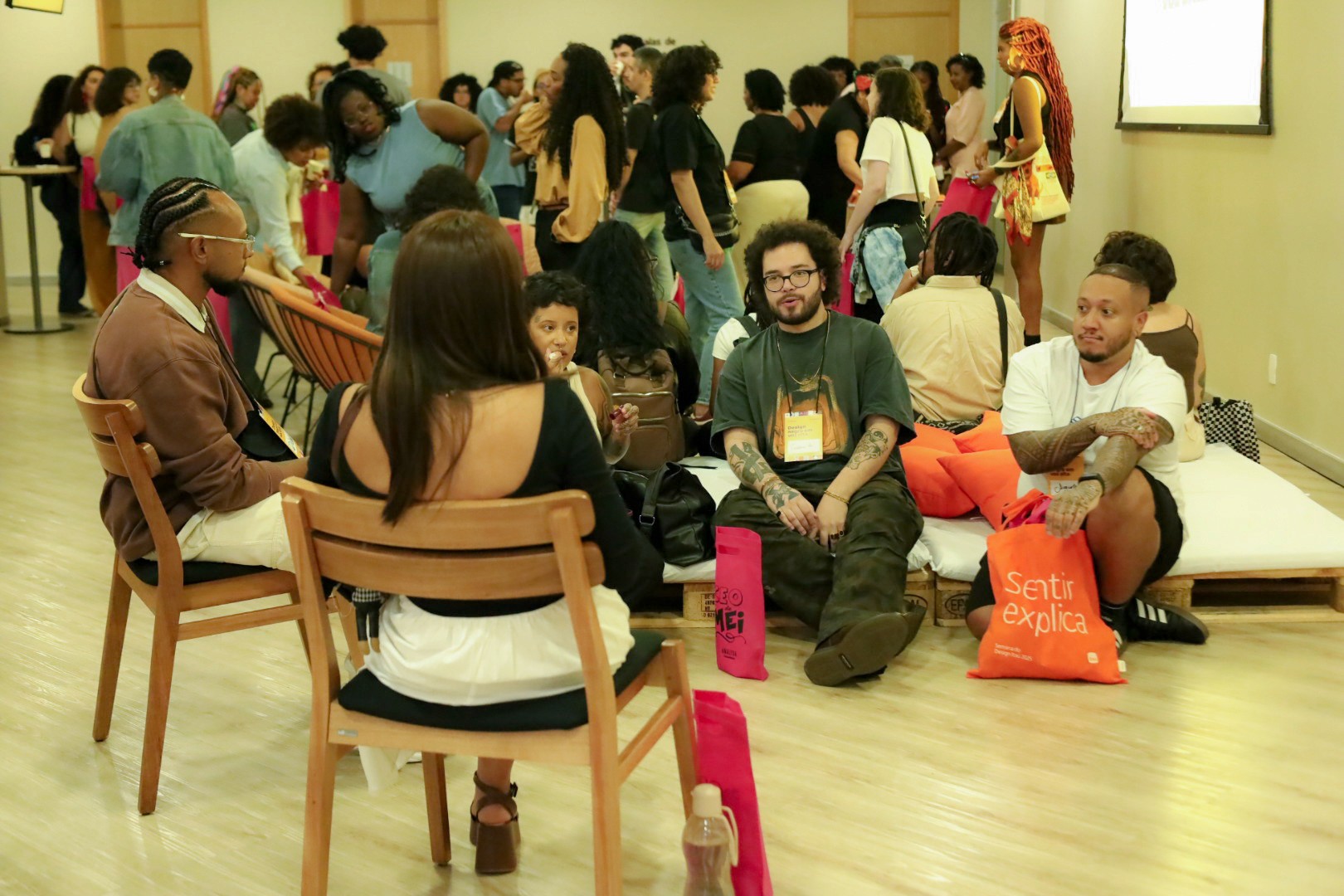 Speaker Presenting at Conference with Audience