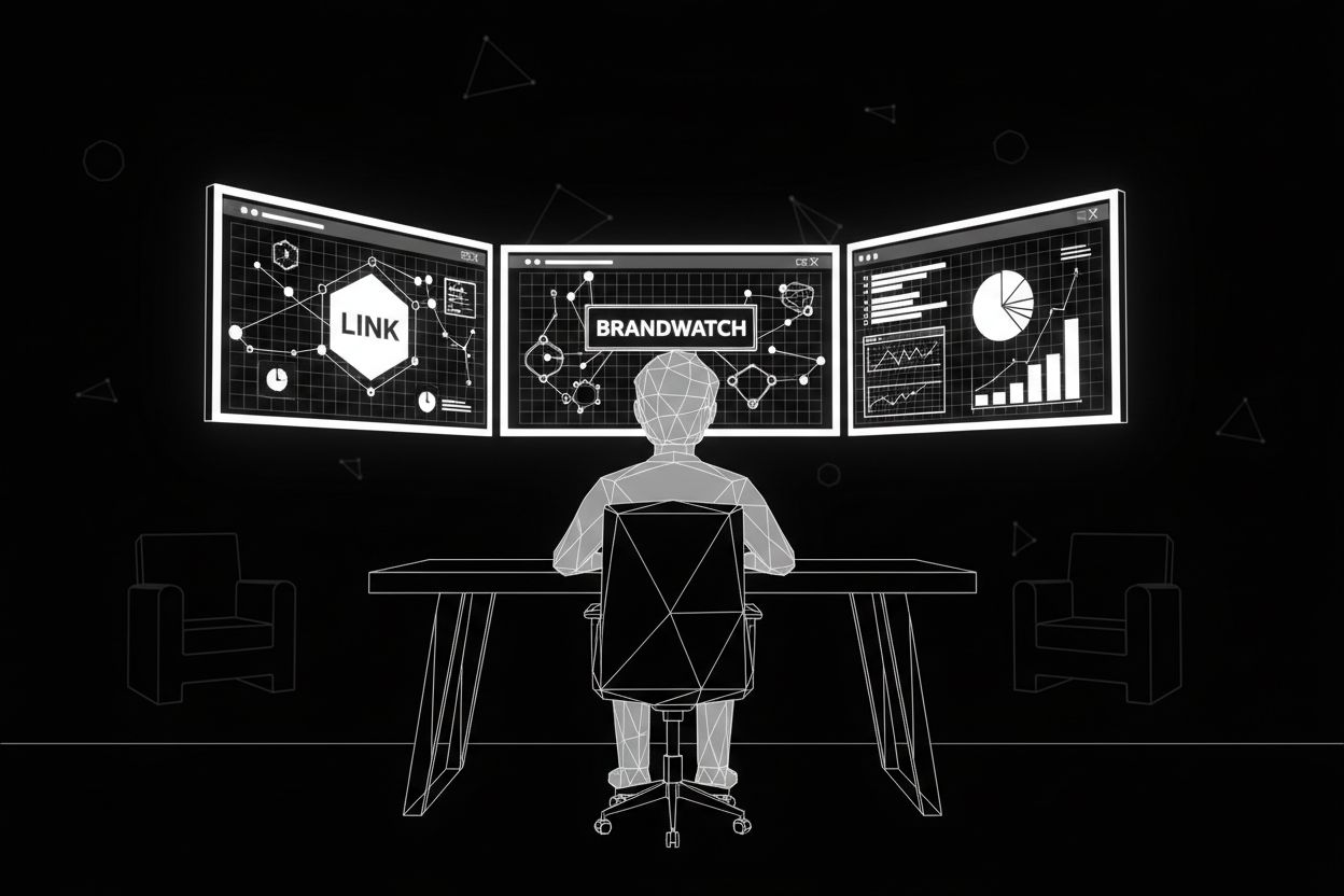 Backlinks and brand visibility dashboard