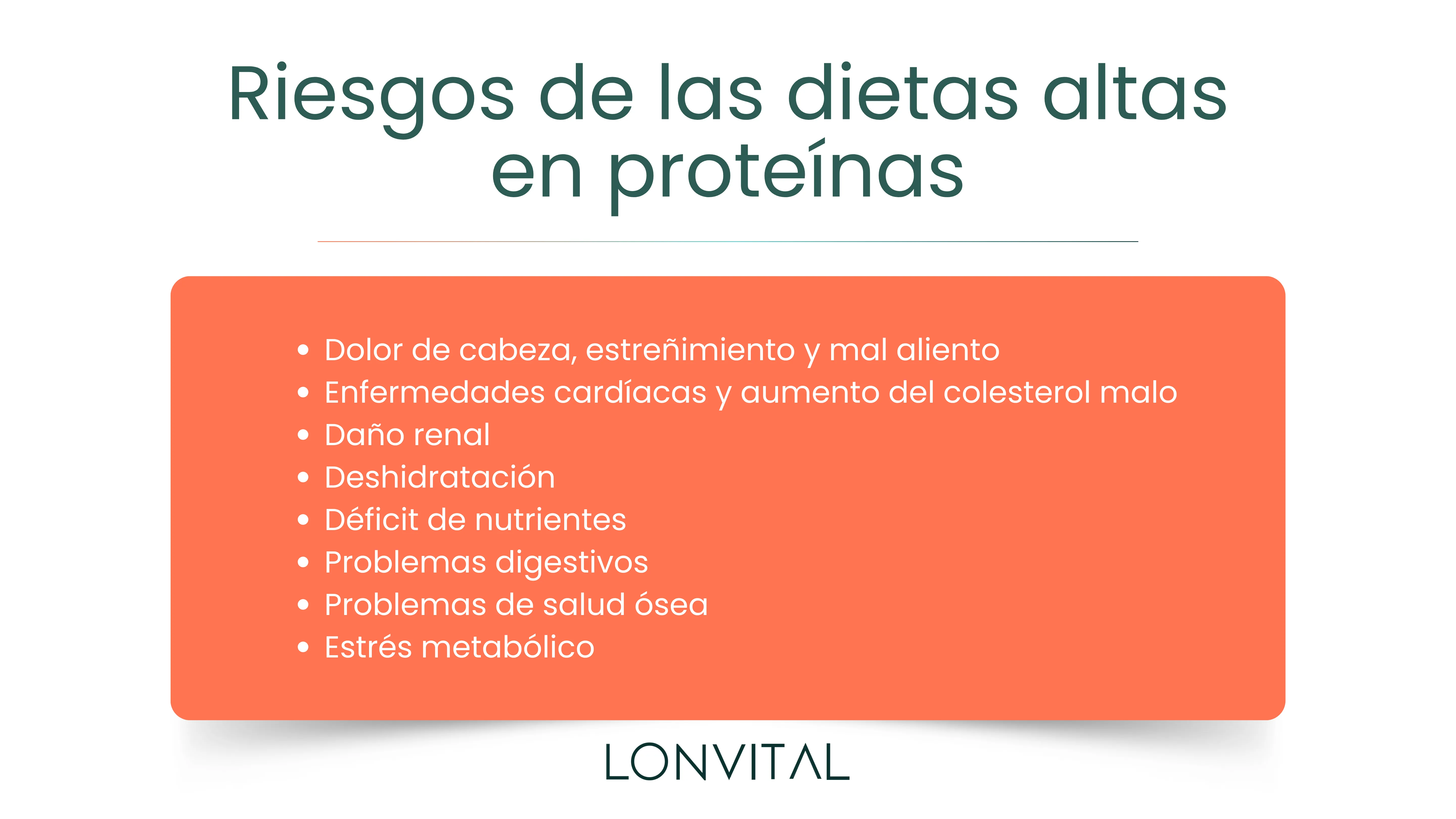 Riesgos de las dietas altas en proteínas