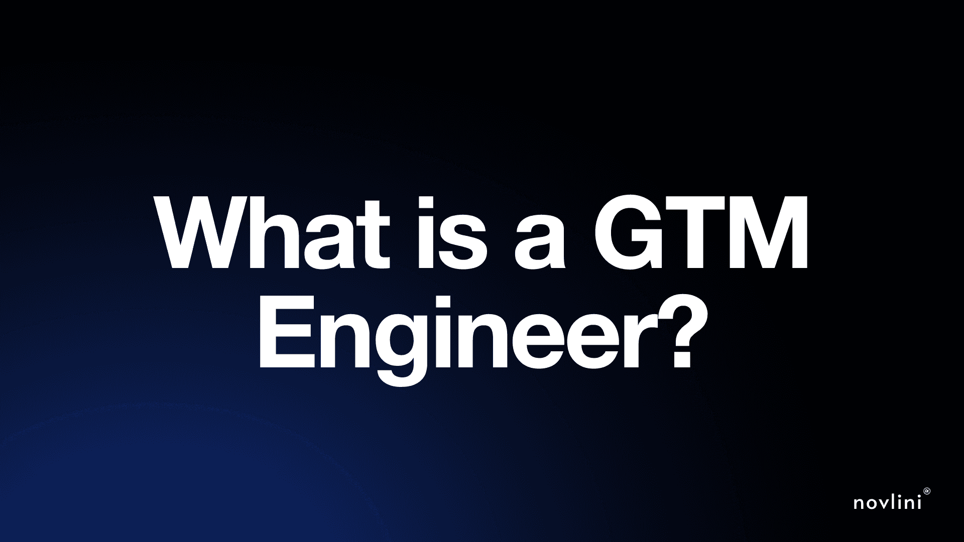 What is a GTM Engineer?