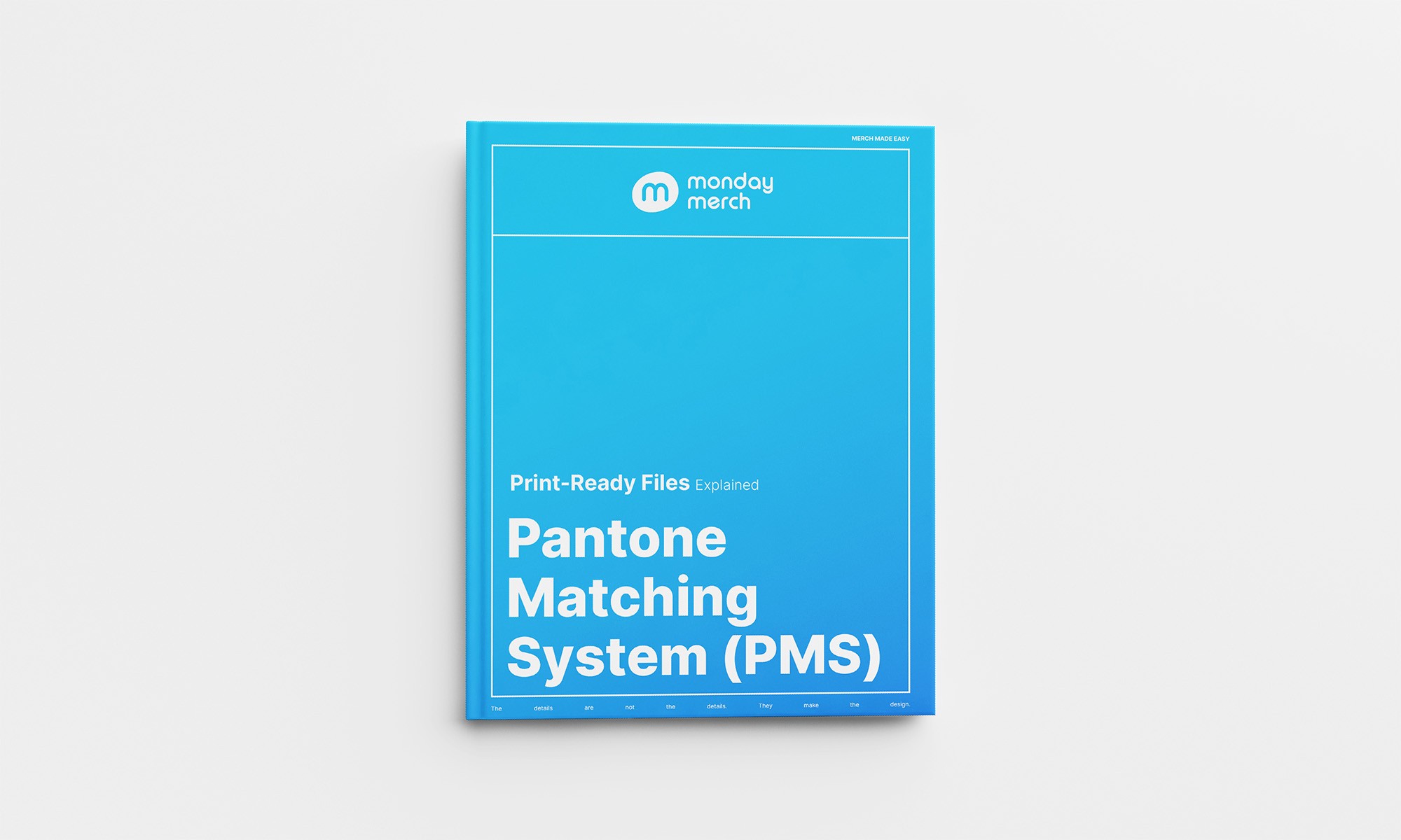 Monday Merch Print-Klare Bestanden Boek Pantone Matching Systeem (PMS)