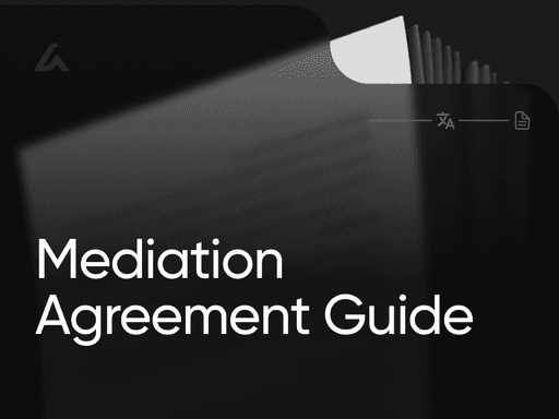 Mediation Agreement Guide