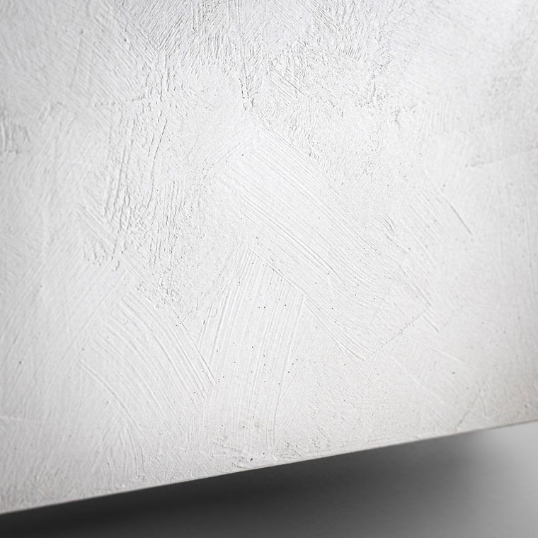 Lime wash paint sample close up