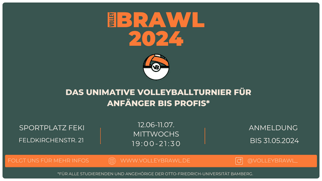 1. VolleyBrawl Plakat