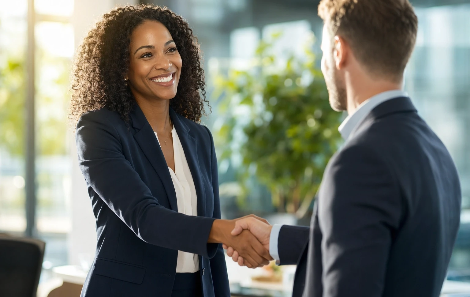 successful business interaction