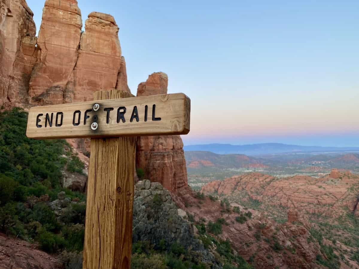 Cathedral Rock hiking trail in Sedona Arizona