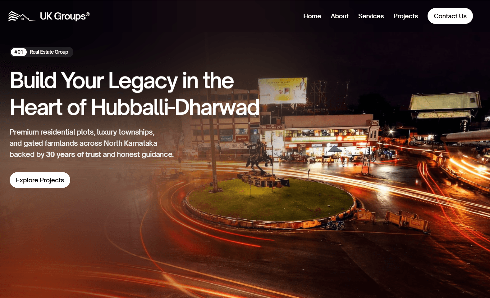 Image of a person in a landscape