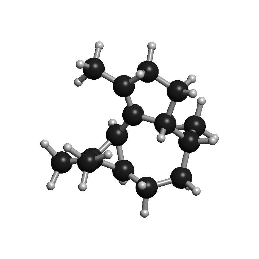 Alpha-Gurjunene molecular structure